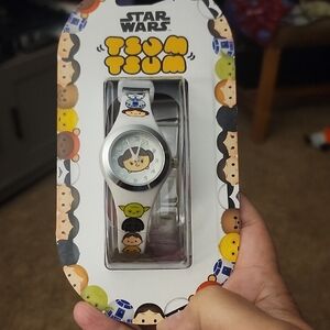 Star Wars Tsum Tsum Character Watch with White Band